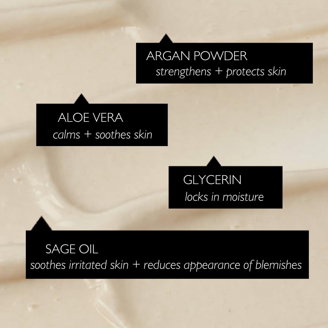 UPCIRCLE Jumbo Face Moisturiser with Argan Powder 120ml - Nourishing Day Cream - Vitamin E, Aloe Vera, Glycerin, Shea + Coconut Butter - Natural, Vegan + Cruelty-Free