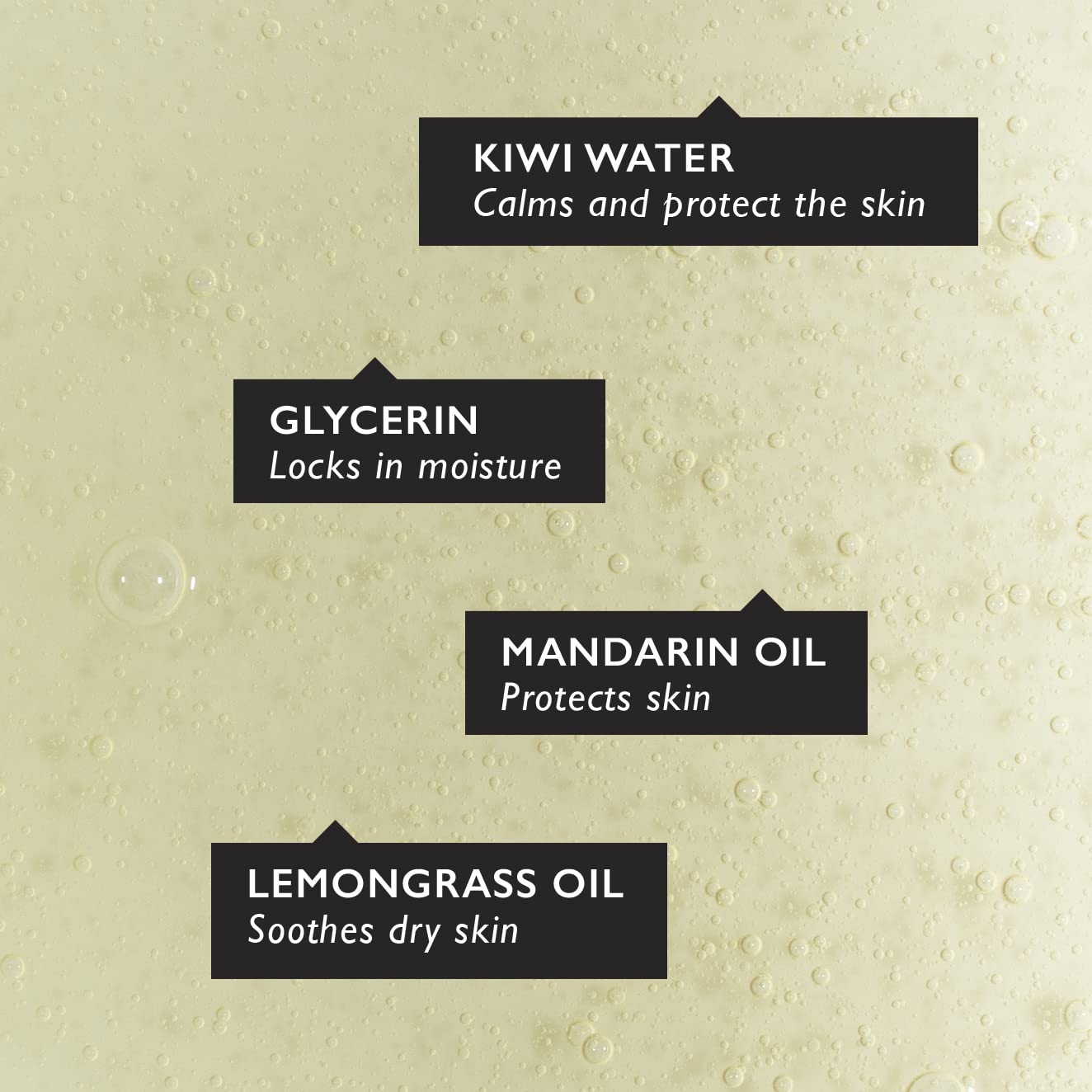 UPCIRCLE Hand + Body Wash with Kiwi Water 8.45oz - For Soothing + Protecting - Glycerin + Lemongrass - Natural, Vegan + Cruelty-Free